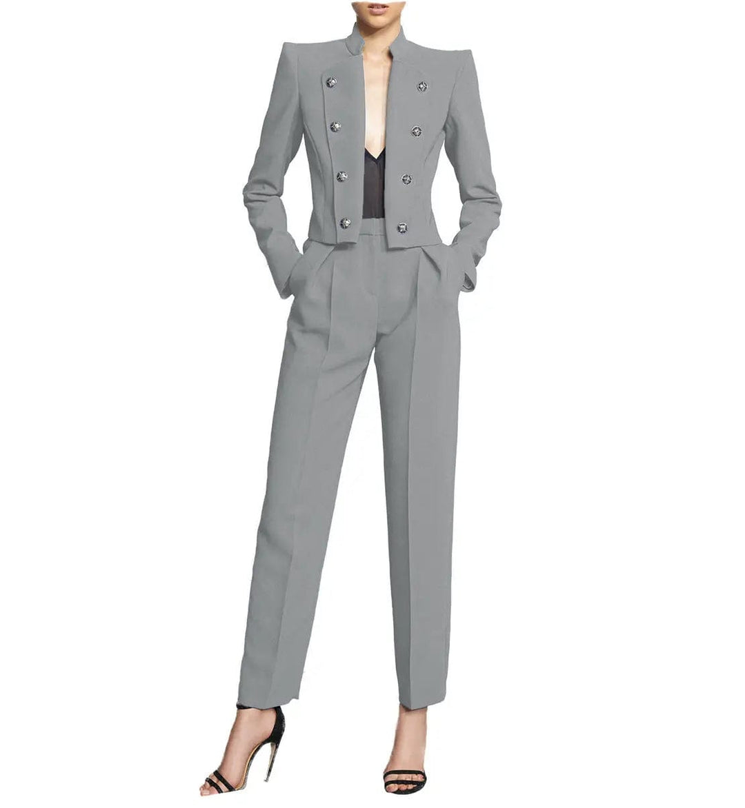 solovedress Women's 2 Piece Suit Fashion Slim Fit Blazer