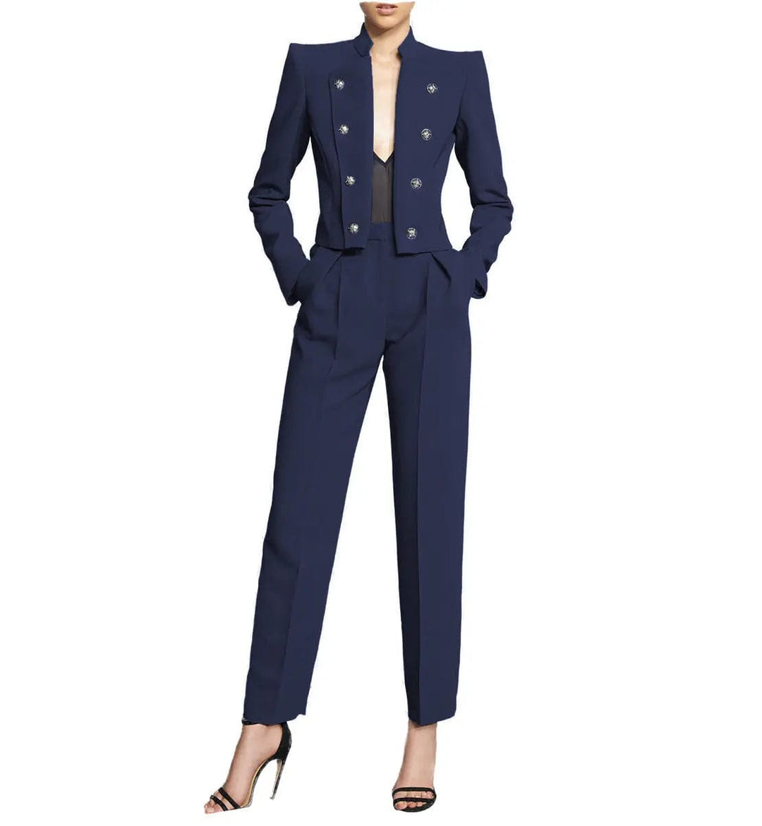 solovedress Women's 2 Piece Suit Fashion Slim Fit Blazer