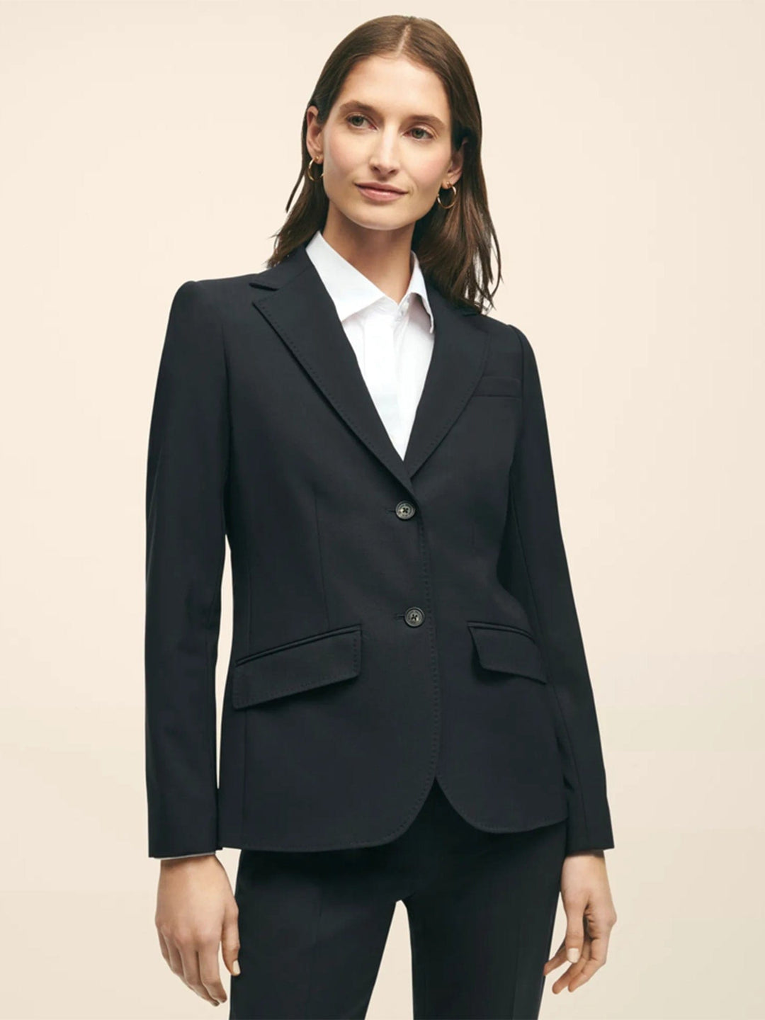solovedress Women’s Black Two-Piece Suit – Blazer & Pants | Notch Lapel