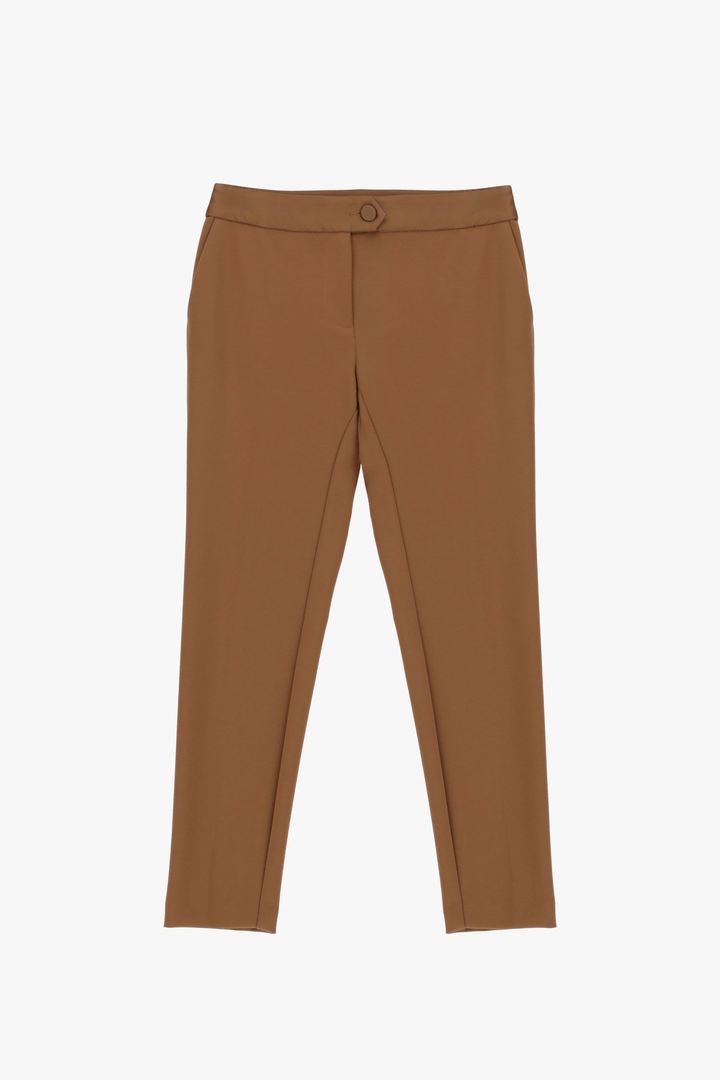 solovedress Women’s Brown Two-Piece Suit – Blazer & Pants | Peak Lapel