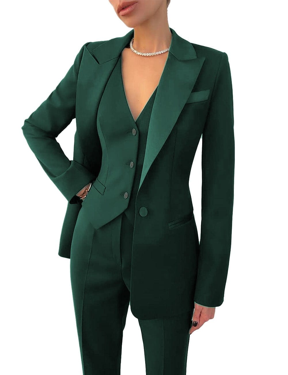 Buy Formal Blazer Set Women Pant Suits Office Lady Business Work Jacket Coat  High Waist Pants Female Black Trousers Plus Size Online at desertcartINDIA