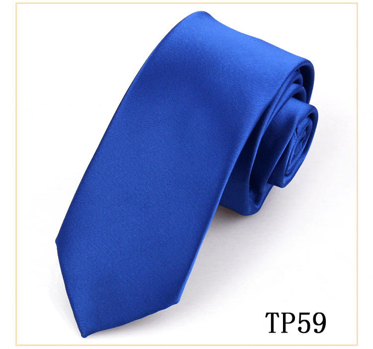 solovedress Women's Business Microfiber Waterproof Solid Color Satin Tie
