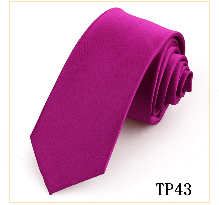 solovedress Women's Business Microfiber Waterproof Solid Color Satin Tie