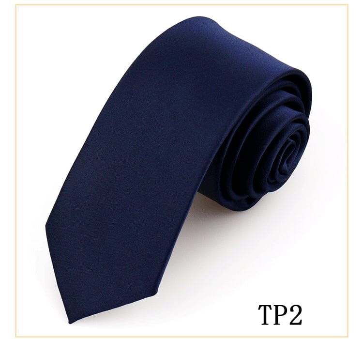 solovedress Women's Business Microfiber Waterproof Solid Color Satin Tie