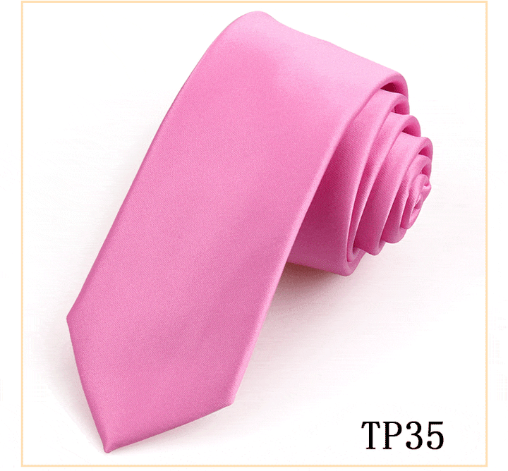 solovedress Women's Business Microfiber Waterproof Solid Color Satin Tie
