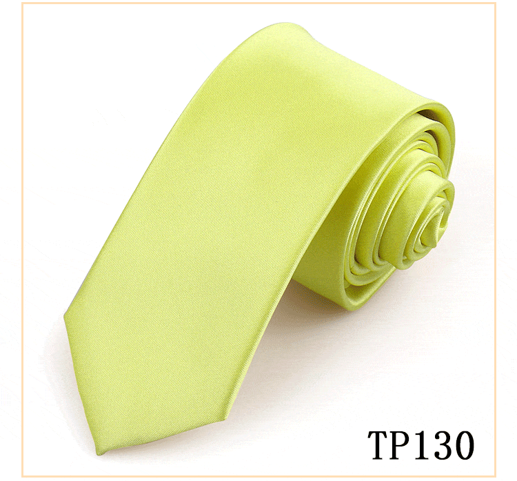 solovedress Women's Business Microfiber Waterproof Solid Color Satin Tie