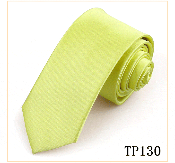 solovedress Women's Business Microfiber Waterproof Solid Color Satin Tie