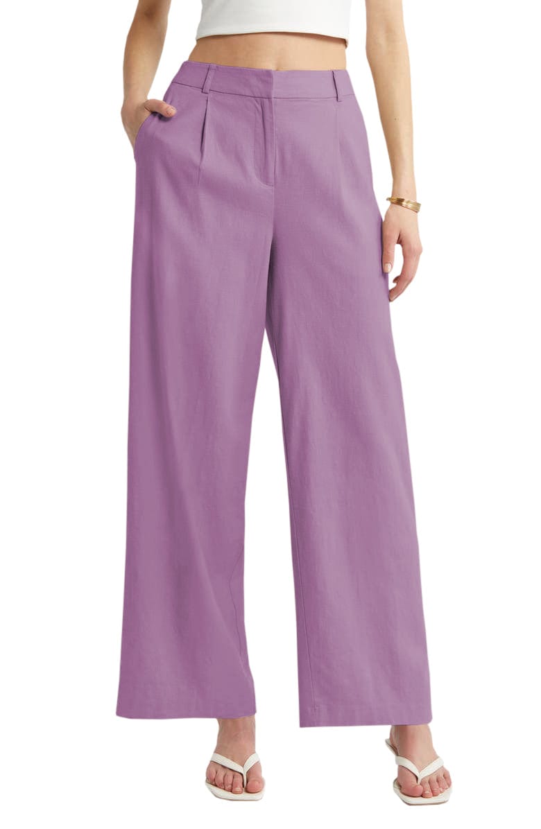 solovedress Women's Linen Casual Pants