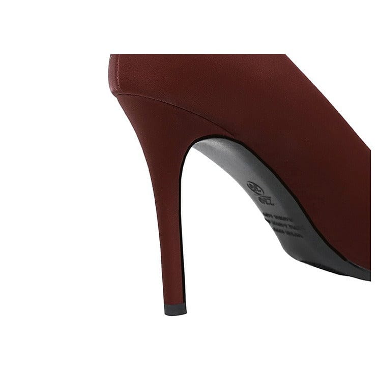 solovedress Women’s Pointed Toe Crystal Bow Stiletto Heels – Available in 7 cm & 10 cm