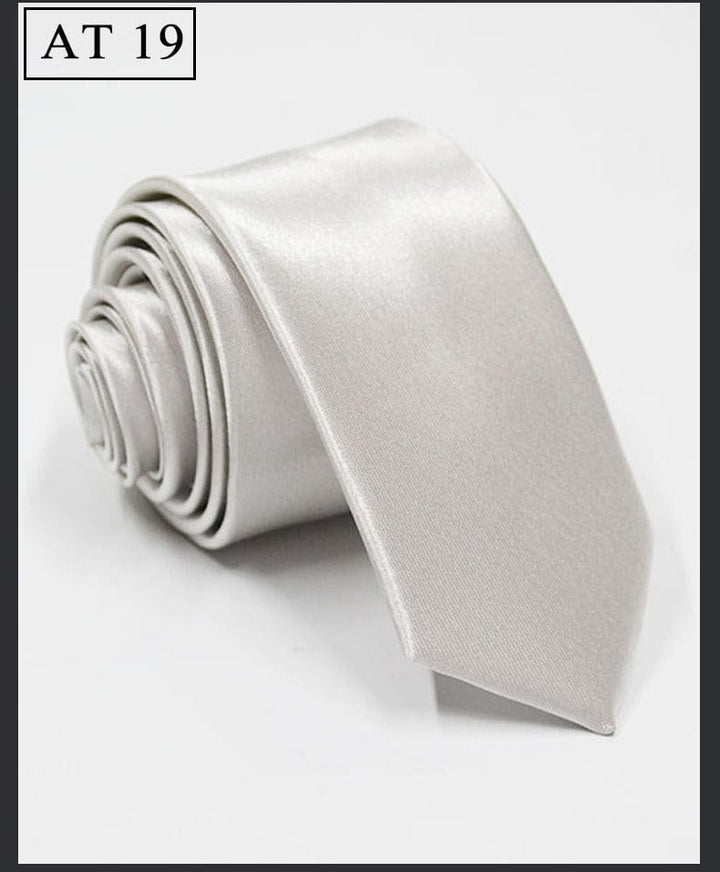 solovedress Women's Solid Color Satin Tie