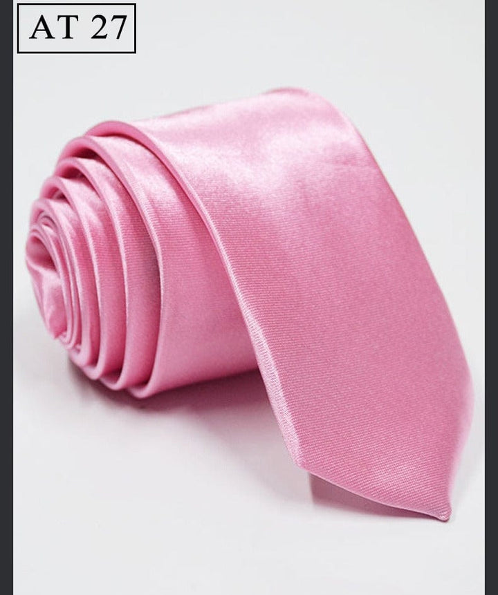 solovedress Women's Solid Color Satin Tie