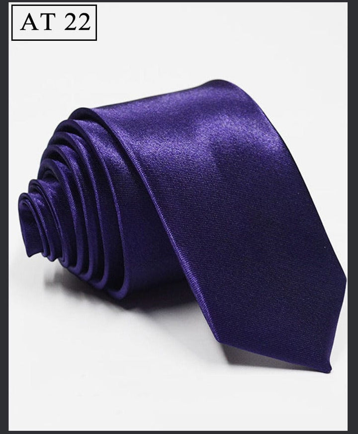 solovedress Women's Solid Color Satin Tie