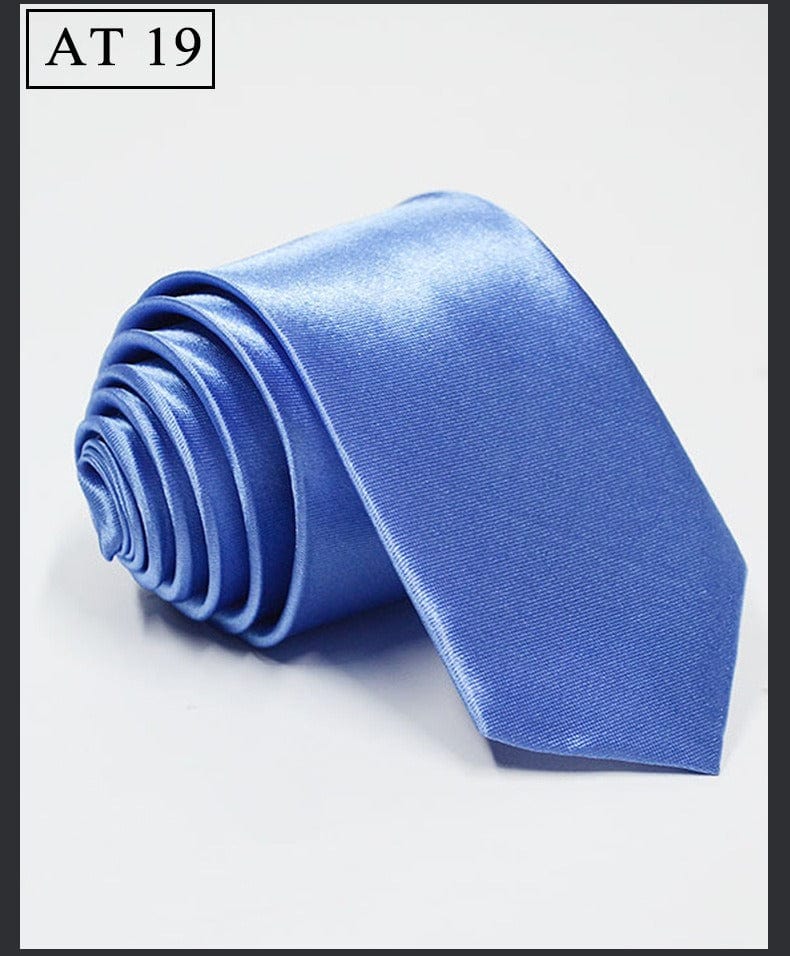 solovedress Women's Solid Color Satin Tie