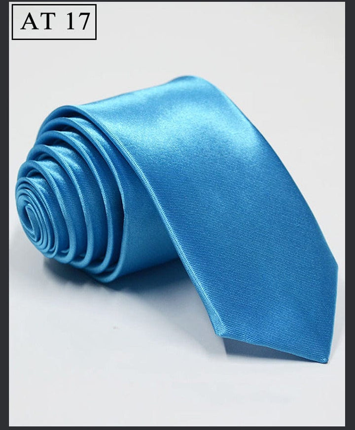 solovedress Women's Solid Color Satin Tie