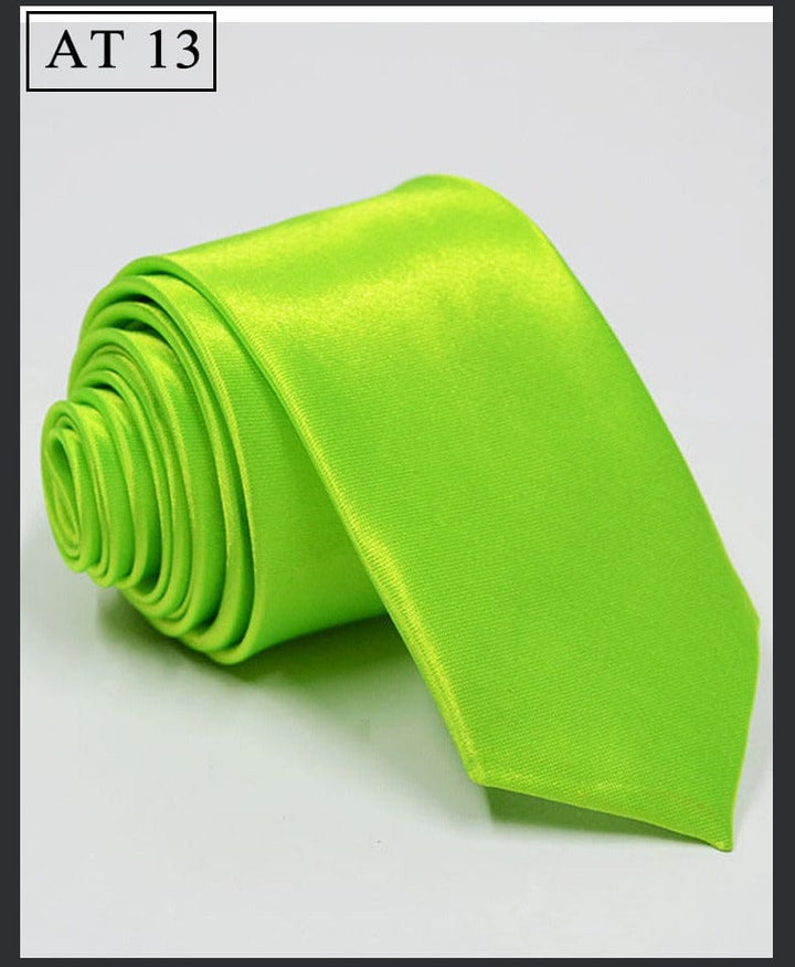 solovedress Women's Solid Color Satin Tie