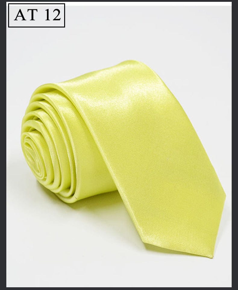 solovedress Women's Solid Color Satin Tie