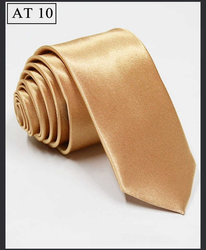 solovedress Women's Solid Color Satin Tie