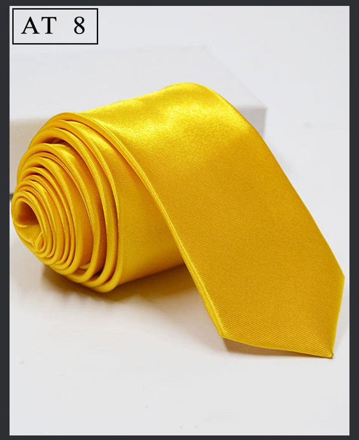 solovedress Women's Solid Color Satin Tie