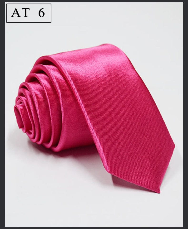 solovedress Women's Solid Color Satin Tie