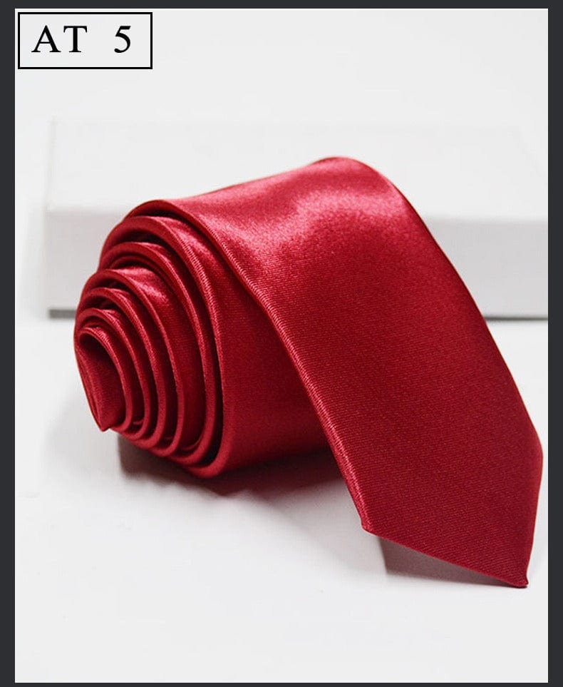 solovedress Women's Solid Color Satin Tie