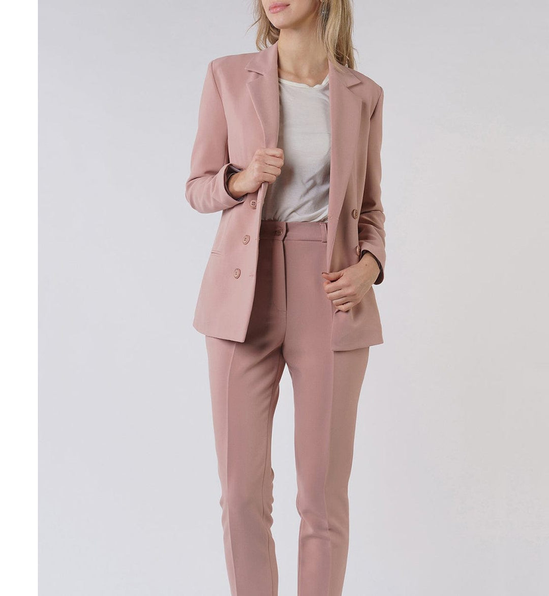 solovedress Women Suit 2 Piece Notch Lapel Blazer（Blazer+Pants）