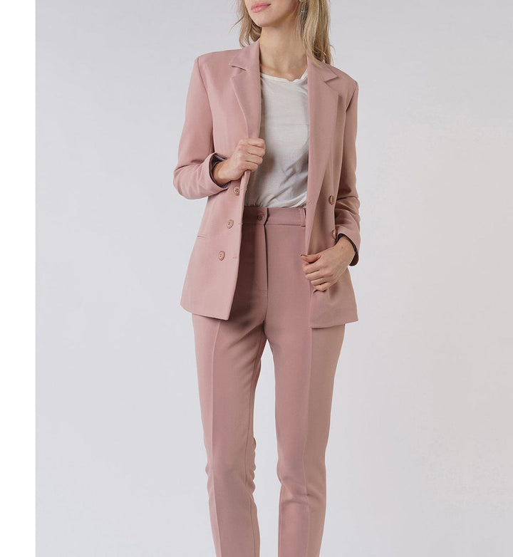 solovedress Women Suit 2 Piece Notch Lapel Blazer（Blazer+Pants）